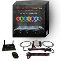 Dodge Charger V.3 Fusion Color Change LED Halo Fog Light Kit 2011-2014