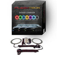 Dodge Charger V.3 Fusion Color Change LED Halo Fog Light Kit 2011-2014