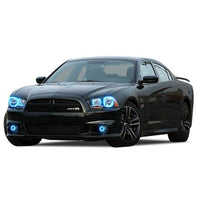 Dodge Charger V.3 Fusion Color Change Headlight & LED Halo Fog Light Kit 2011-2014