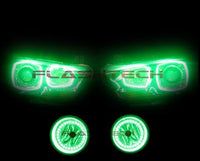 Dodge Charger V.3 Fusion Color Change Headlight & LED Halo Fog Light Kit 2011-2014