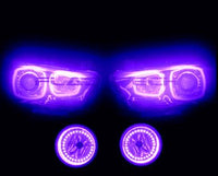 Dodge Charger V.3 Fusion Color Change Headlight & LED Halo Fog Light Kit 2011-2014