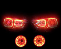 Dodge Charger V.3 Fusion Color Change Headlight & LED Halo Fog Light Kit 2011-2014