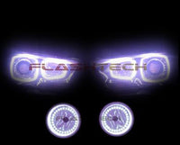 Dodge Charger V.3 Fusion Color Change Headlight & LED Halo Fog Light Kit 2011-2014