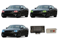 Dodge Charger V.3 Fusion Color Change LED Halo Headlight Kit 2011-2014