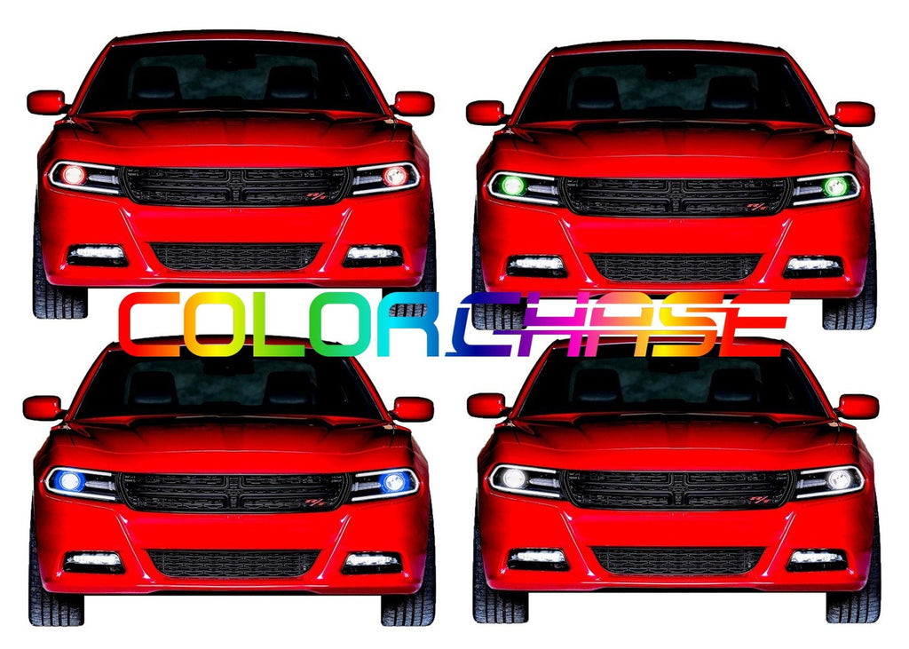 Dodge Charger ColorChase LED Halo Headlight Kit 2015-2019