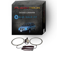 Dodge Caravan V.3 Fusion Color Change LED Halo Headlight Kit 2001-2007