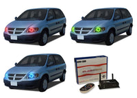 Dodge Caravan V.3 Fusion Color Change LED Halo Headlight Kit 2001-2007