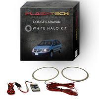 Dodge Caravan White LED Halo Headlight Kit 2001-2007