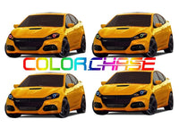 Dodge Dart ColorChase LED Halo Headlight Kit 2014-2016