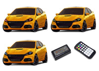 Dodge Dart V.3 Fusion Color Change LED Halo Headlight Kit 2014-2016