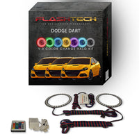 Dodge Dart V.3 Fusion Color Change LED Halo Headlight Kit 2014-2016