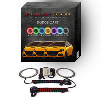 Dodge Dart V.3 Fusion Color Change LED Halo Headlight Kit 2014-2016