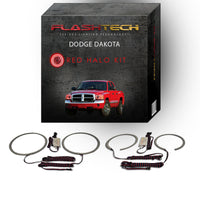Dodge Dakota V.3 Fusion Color Change LED Halo Headlight Kit 2005-2007