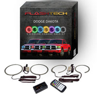 Dodge Dakota V.3 Fusion Color Change LED Halo Headlight Kit 2005-2007