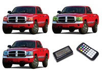 Dodge Dakota V.3 Fusion Color Change LED Halo Headlight Kit 2005-2007