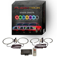Dodge Dakota V.3 Fusion Color Change LED Halo Headlight Kit 2005-2007