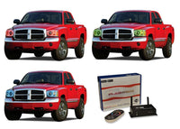 Dodge Dakota V.3 Fusion Color Change LED Halo Headlight Kit 2005-2007