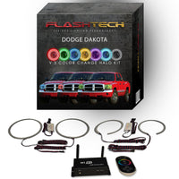 Dodge Dakota V.3 Fusion Color Change LED Halo Headlight Kit 2005-2007