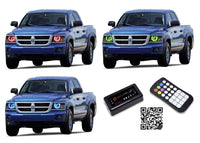 Dodge Dakota V.3 Fusion Color Change LED Halo Headlight Kit 2008-2011