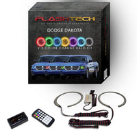 Dodge Dakota V.3 Fusion Color Change LED Halo Headlight Kit 2008-2011