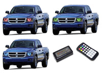 Dodge Dakota V.3 Fusion Color Change LED Halo Headlight Kit 2008-2011