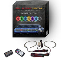 Dodge Dakota V.3 Fusion Color Change LED Halo Headlight Kit 2008-2011