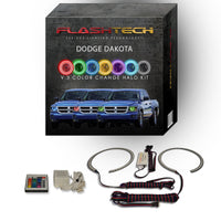 Dodge Dakota V.3 Fusion Color Change LED Halo Headlight Kit 2008-2011