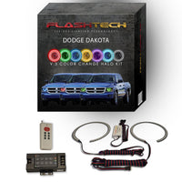 Dodge Dakota V.3 Fusion Color Change LED Halo Headlight Kit 2008-2011
