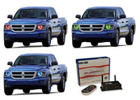 Dodge Dakota V.3 Fusion Color Change LED Halo Headlight Kit 2008-2011