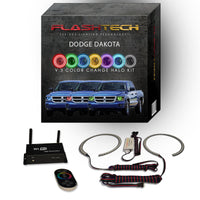 Dodge Dakota V.3 Fusion Color Change LED Halo Headlight Kit 2008-2011