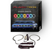 Dodge Dakota V.3 Fusion Color Change LED Halo Headlight Kit 2008-2011
