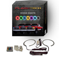 Dodge Dakota V.3 Fusion Color Change LED Halo Headlight Kit 1991-1996