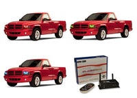 Dodge Dakota V.3 Fusion Color Change LED Halo Headlight Kit 1997-2004