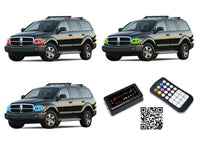 Dodge Durango V.3 Fusion Color Change LED Halo Headlight Kit 2004-2006