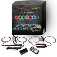Dodge Durango V.3 Fusion Color Change LED Halo Headlight Kit 2004-2006