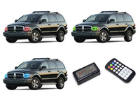 Dodge Durango V.3 Fusion Color Change LED Halo Headlight Kit 2004-2006