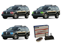 Dodge Durango V.3 Fusion Color Change LED Halo Headlight Kit 2004-2006