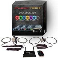 Dodge Durango V.3 Fusion Color Change LED Halo Headlight Kit 2004-2006