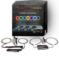 Dodge Durango V.3 Fusion Color Change LED Halo Headlight Kit 2004-2006