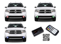 Dodge Durango V.3 Fusion Color Change LED Halo Fog Light Kit 2011-2013