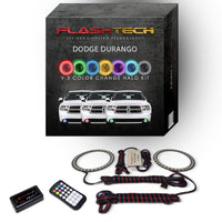 Dodge Durango V.3 Fusion Color Change LED Halo Fog Light Kit 2011-2013