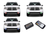 Dodge Durango V.3 Fusion Color Change LED Halo Fog Light Kit 2011-2013