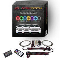 Dodge Durango V.3 Fusion Color Change LED Halo Fog Light Kit 2011-2013