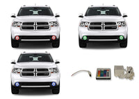 Dodge Durango V.3 Fusion Color Change LED Halo Fog Light Kit 2011-2013