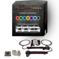 Dodge Durango V.3 Fusion Color Change LED Halo Fog Light Kit 2011-2013