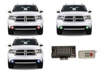 Dodge Durango V.3 Fusion Color Change LED Halo Fog Light Kit 2011-2013
