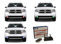 Dodge Durango V.3 Fusion Color Change LED Halo Fog Light Kit 2011-2013