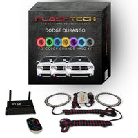 Dodge Durango V.3 Fusion Color Change LED Halo Fog Light Kit 2011-2013
