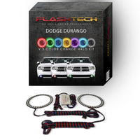 Dodge Durango V.3 Fusion Color Change LED Halo Fog Light Kit 2011-2013