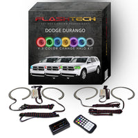 Dodge Durango V.3 Fusion Color Change LED Halo Headlight Kit 2011-2013